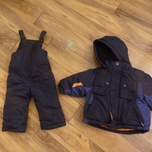 Osh Kosh Puffer Jacket and Snow Bib